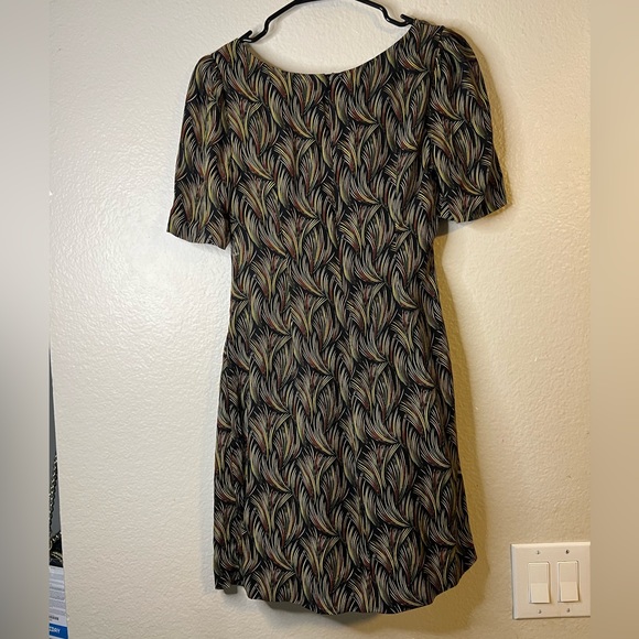Anthropologie Moulinette Soeurs Silk Feather Dress 4 - Picture 5 of 6